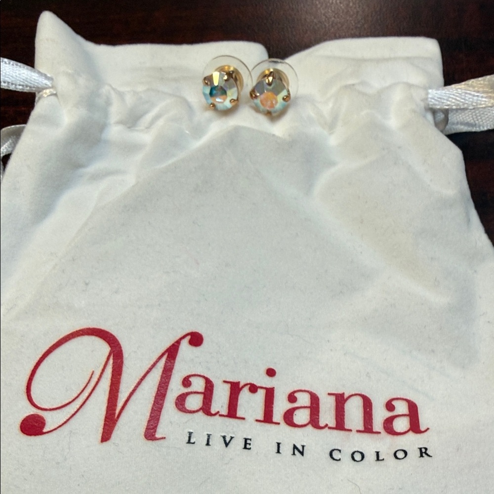 Mariana Iridescent Gold Earrings